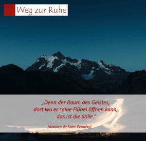 spruch-stille